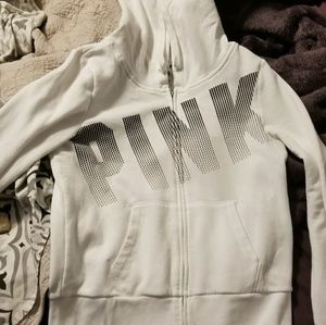 Pink Sweatshirt zip up
